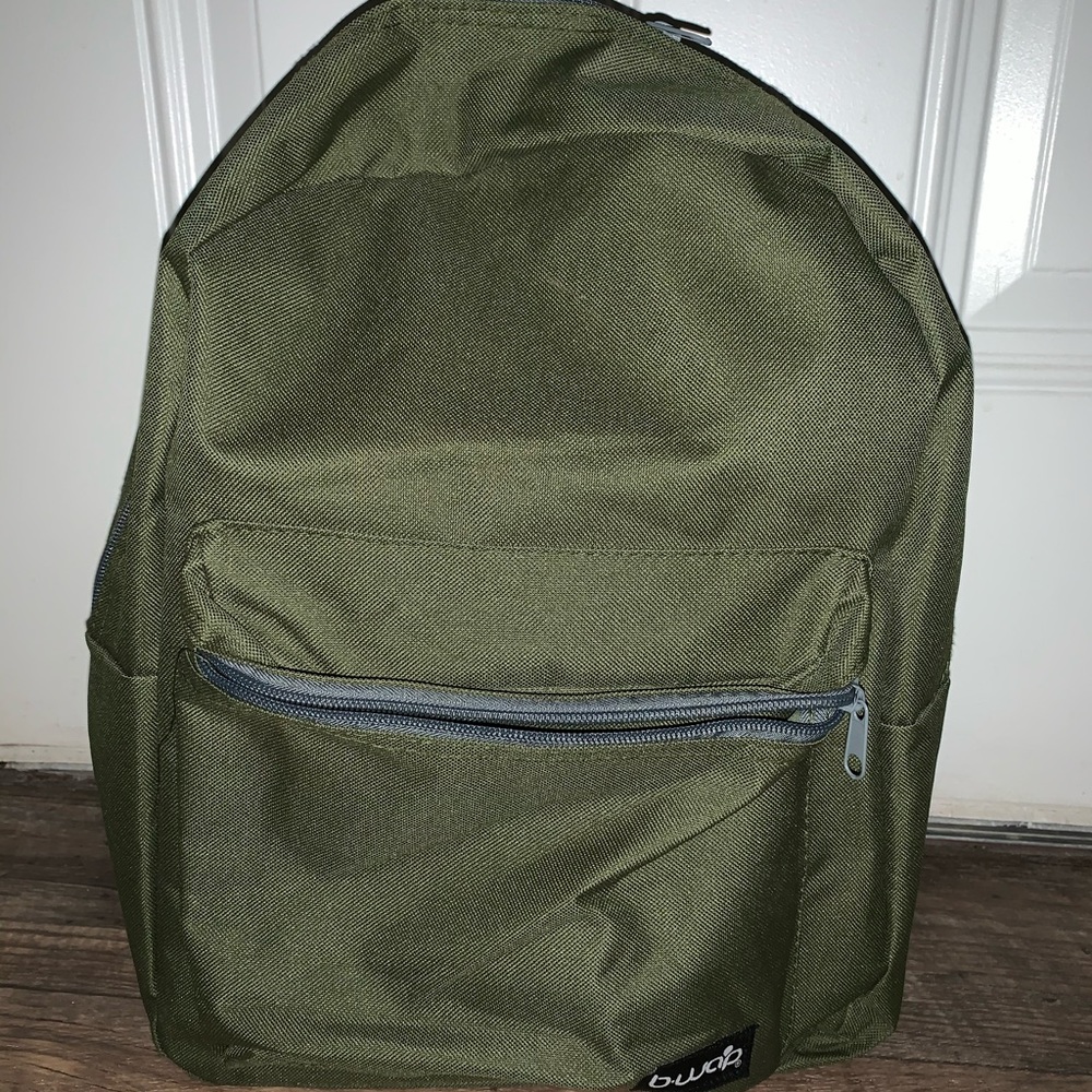 Olive green backpack